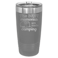 Camping 20 oz Tumbler | Dark Gray